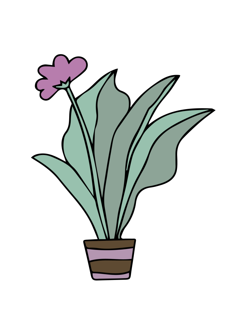 Purple flower coloring by Valeri on Urban Habitat